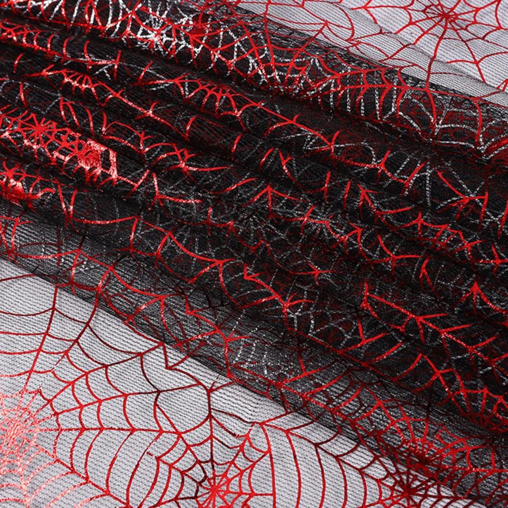 Spider Webs Mesh That Can Be Cut And Rolled Halloween Costume Fabrics Toy Ingredients Stage Costumes Mesh Fabrics