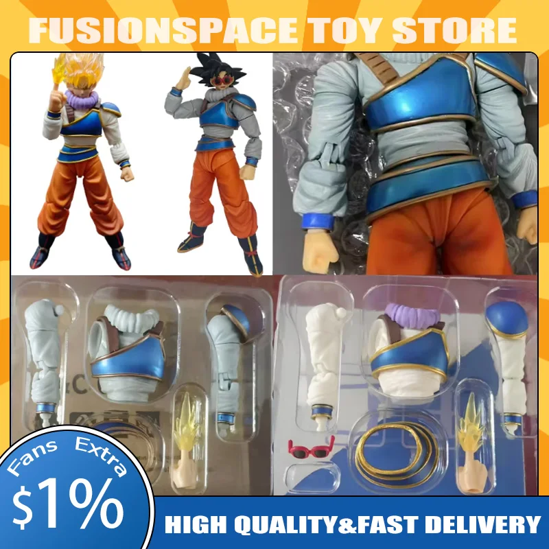 

Dragon Ball Z Shf Instant Transmission Son Goku Anime Figure Chibi Dam'Z Clothes Modified Parts Accessories Collection Kid Toys