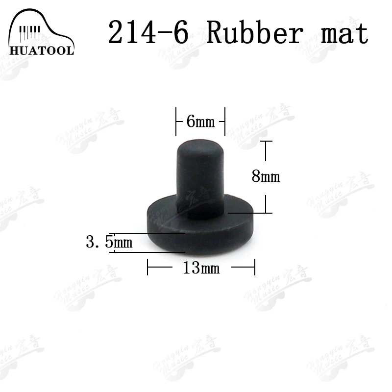 1pcs Piano tuning repair tools 214 rubber cushion rubber cushion black hardware accessories