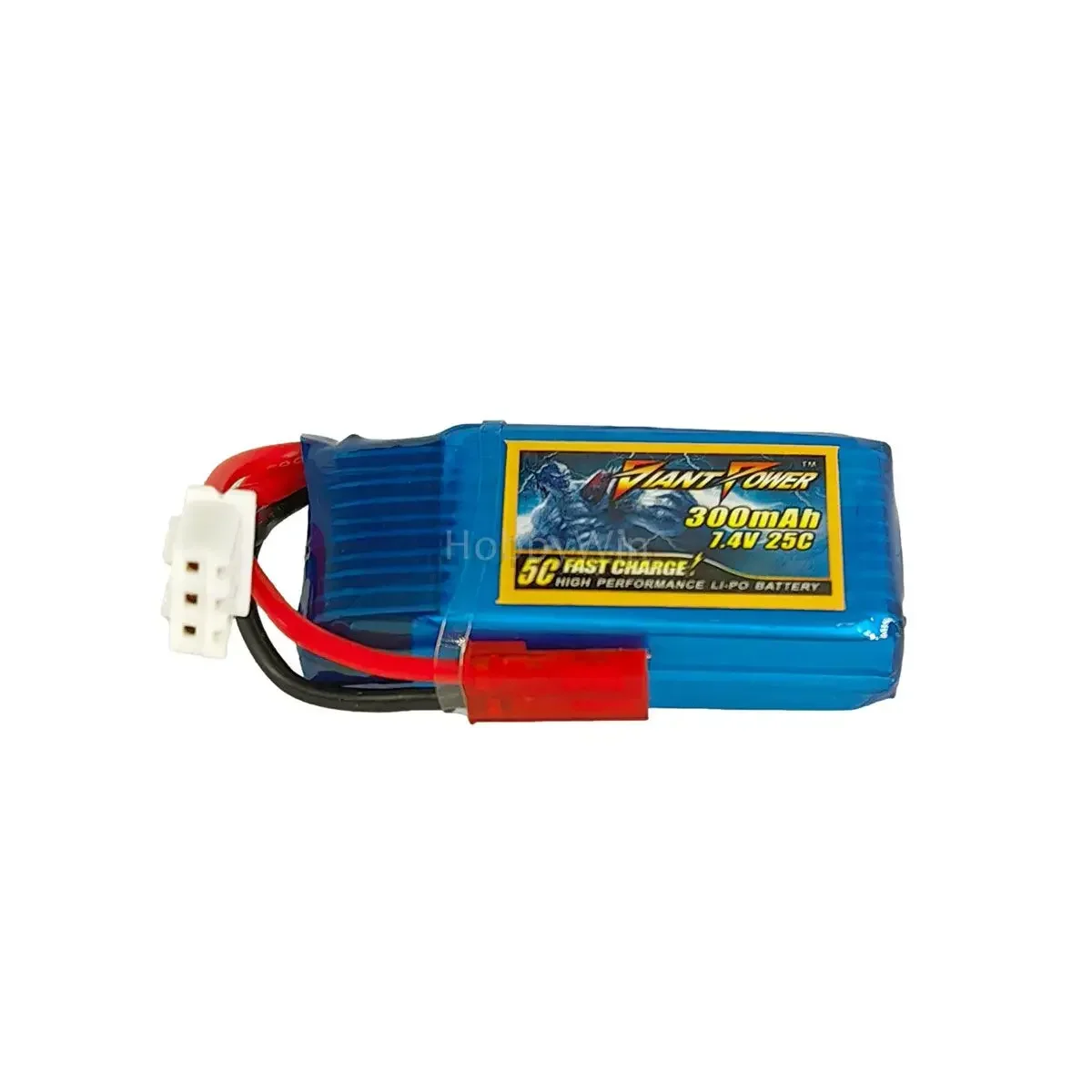 7.4V 2S 300mAh 25C LiPo Battery JST plug for Micro RC Airplane Helicopter Quad Copter Drone