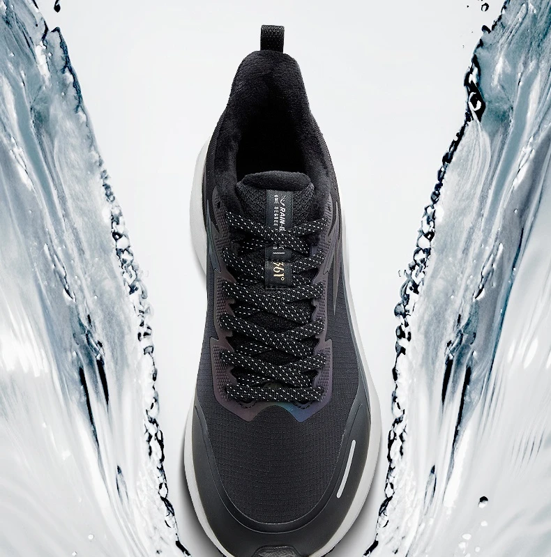 361 Degrees Rain-Block 8.0 Damen-Laufschuhe, mit Fleece gefüttert, wasserdicht, rutschfest, warm, bequem, Turnschuhe für Damen, 682542224 – Detail 11