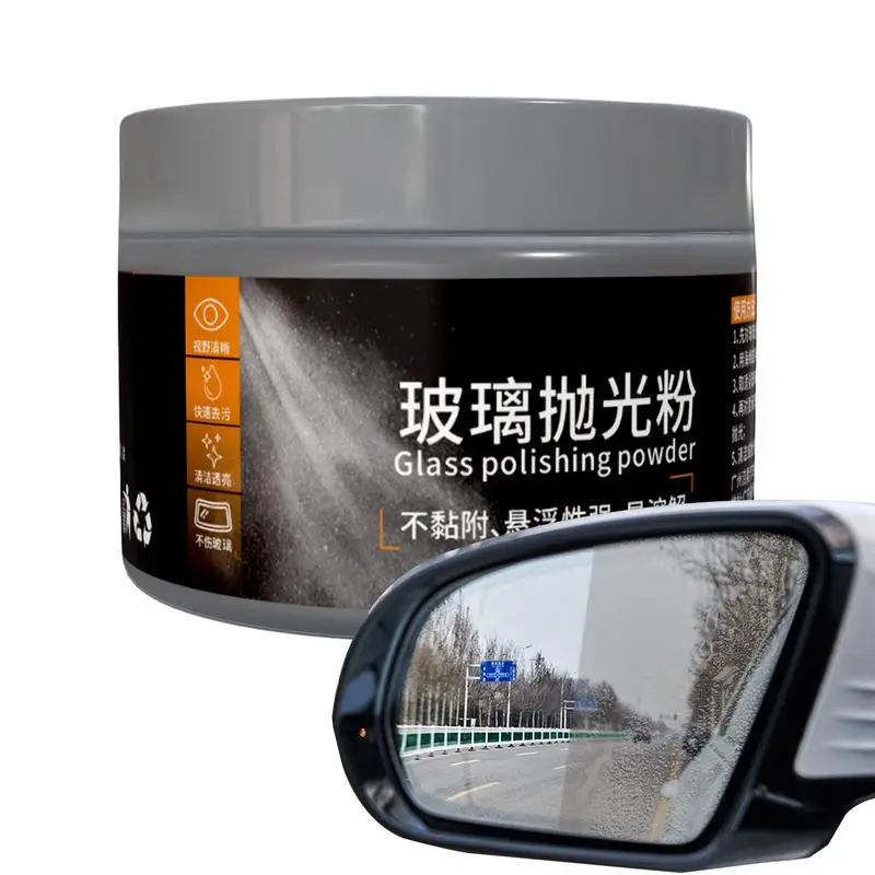 80g Car Glass Polishing Powder Window Windshield Scratch Remover Automotive Windscreen Repair Waxing Polish Cleaner Detergent