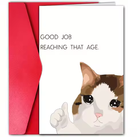 1pc, funny birthday card, funny birthday card for her, interesting card, creative and cute card, happy birthday card for friend