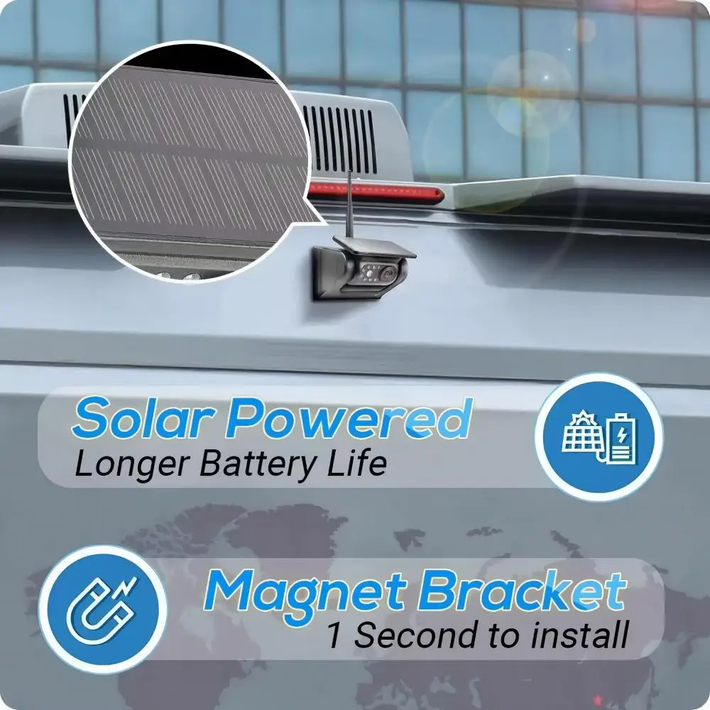 Magnetic Energy Dash Cam Security Backup Dvr System Wireless Wifi ed Car for Car Truck Rv Trailer