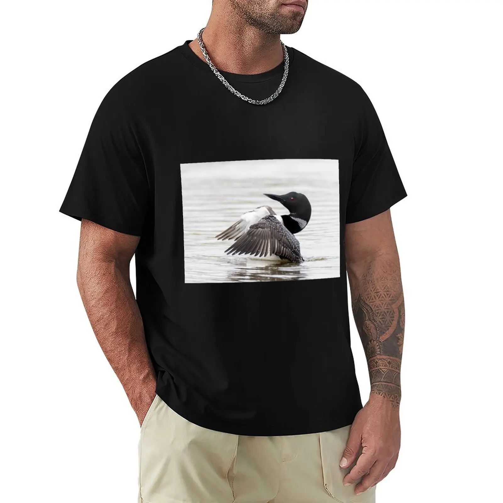 

Common Loon T-Shirt croswit shirt man customizeds oversized graphic tee t shirt men 100℅ cotton