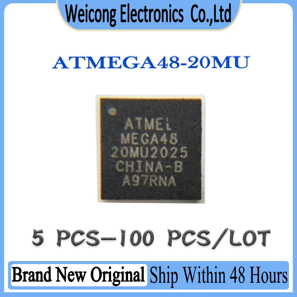 

ATMEGA48-20MU ATMEGA48-20 ATMEGA48 48-20MU ATMEGA IC MCU Chip QFN-32