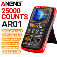 ANENG AR01 Multimeter 25000 Counts 2-in-1 Thermal Imager AC/DC Voltage Current Tester 250MOhm Multimetro TFT Display Tester Tool