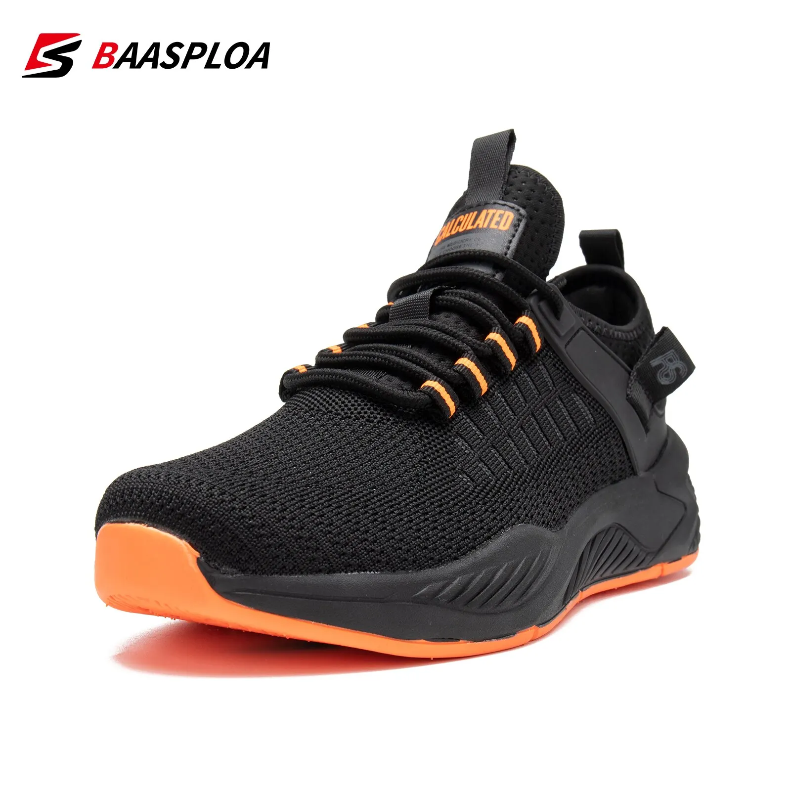 Baasploa Running Shoes Men Fashion Training Shoes Breathable Lightweight Sneakers Non-Slip Track Tennis Walking Shoe 2023