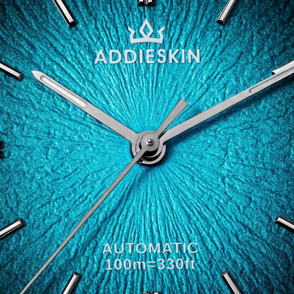 ADDIESKIN Luxury 39mm Men's Automatic Watch 9015 Sapphire Glass100M Divers Mechanical Watches K001 reloj hombre ultra-thin Watch