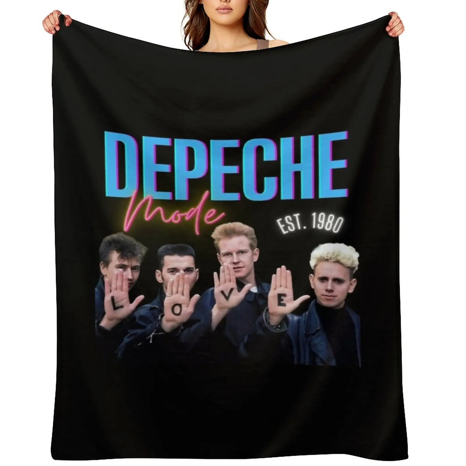 

DM 1980 Throw Blanket Warm Loose Furrys Sofas Blankets