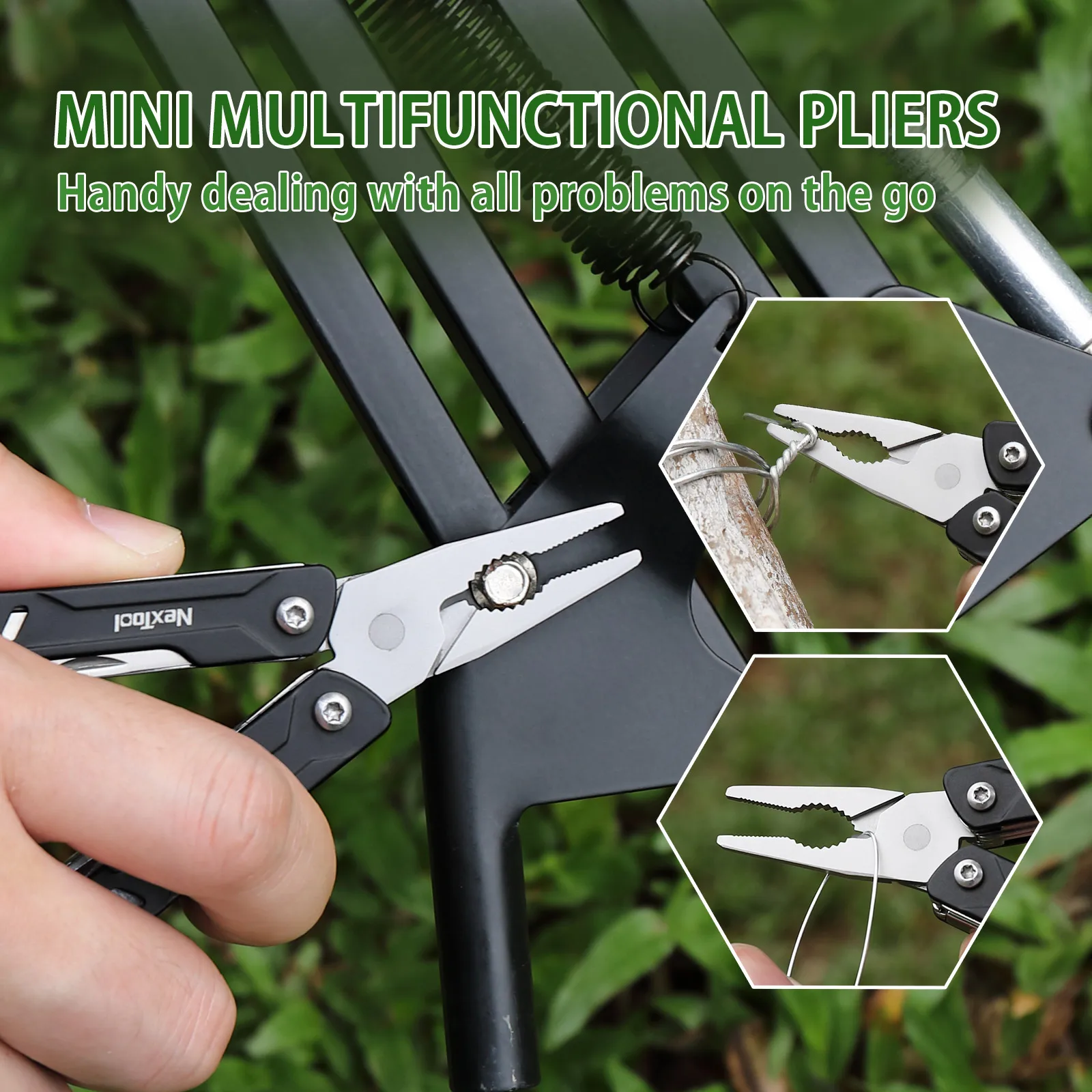 NexTool 11 In 1 Mini Sailor Pliers Multi Tool Folding Scissors Screwdriver Portable EDC Outdoor Equipment Hand Tool Pocket Knife