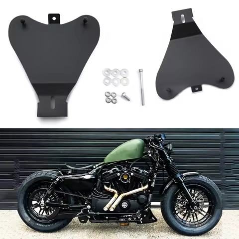 Metal Seat Base Plate, Spring Seat Special, Fit for Harley 883/1200, Replace Original Parts