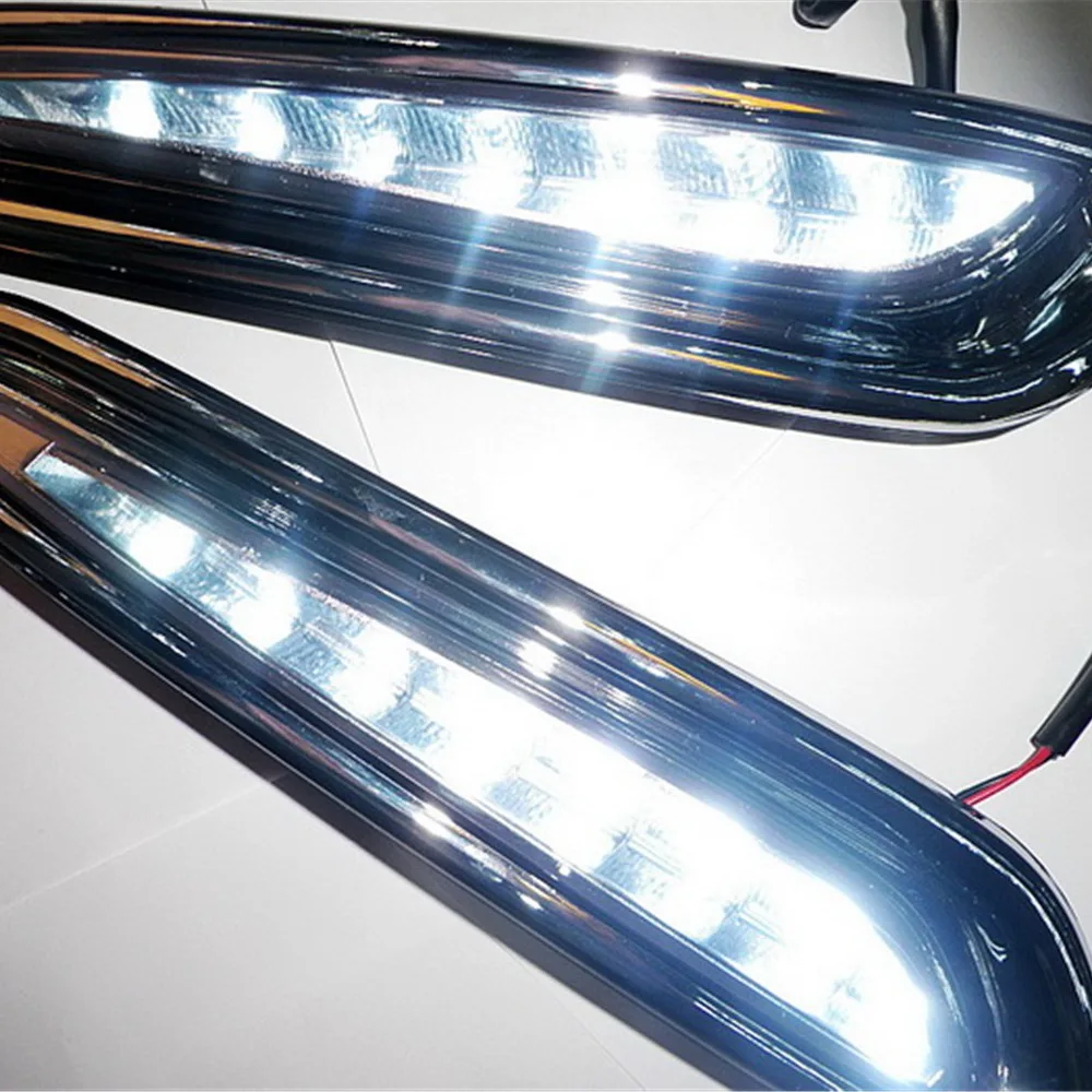 July King Car Daytime Running Lights For Mazda 3 Axela / Article 2010 2011 2012 2013, 6000K LED Front Bumper DRL, 1: 1 Replace!