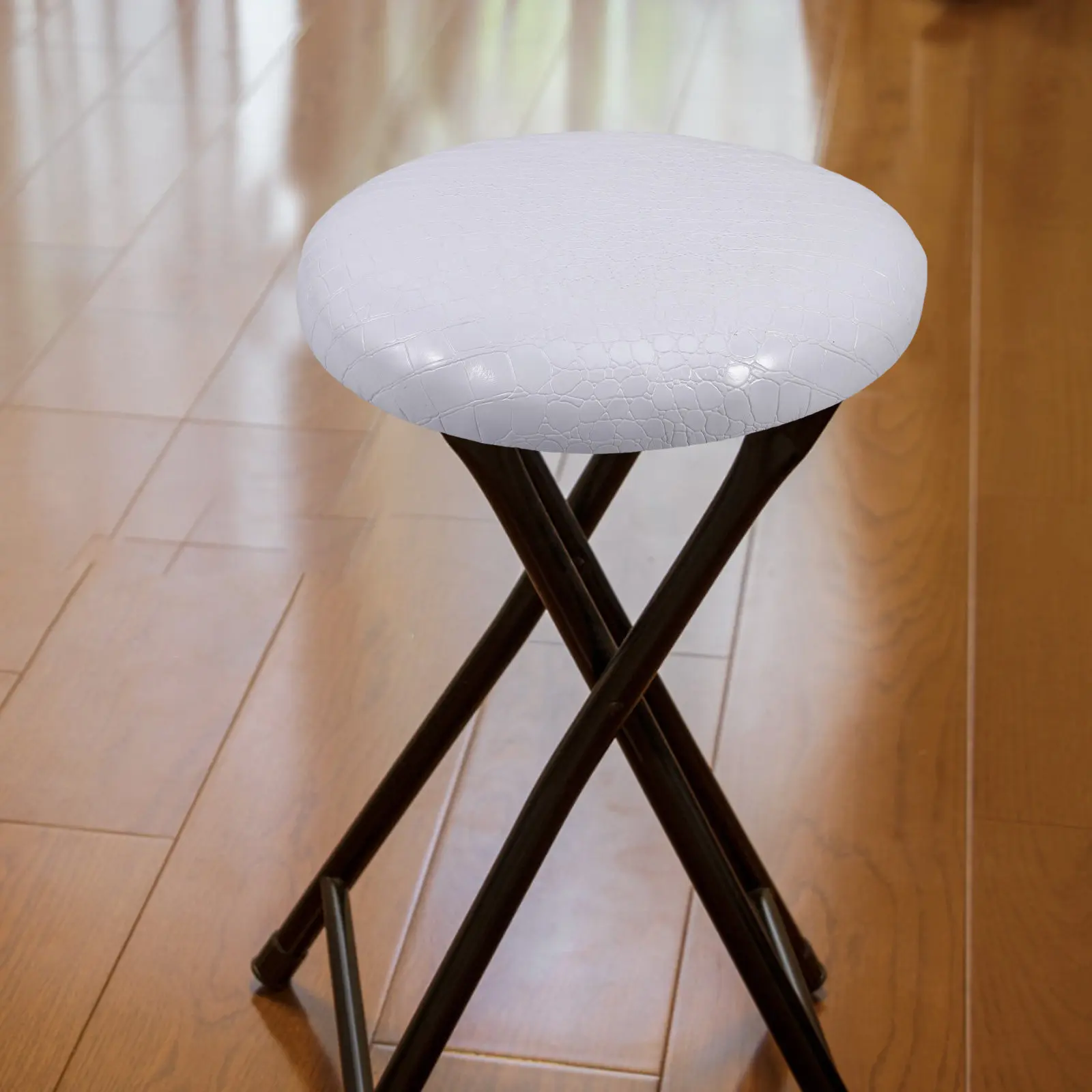 Bar Stool Seat Replacement 11 Inch Round Solid Wood Chair Seat Top Pad for Dining Kitchen Barstool Cushion and Stool Repair