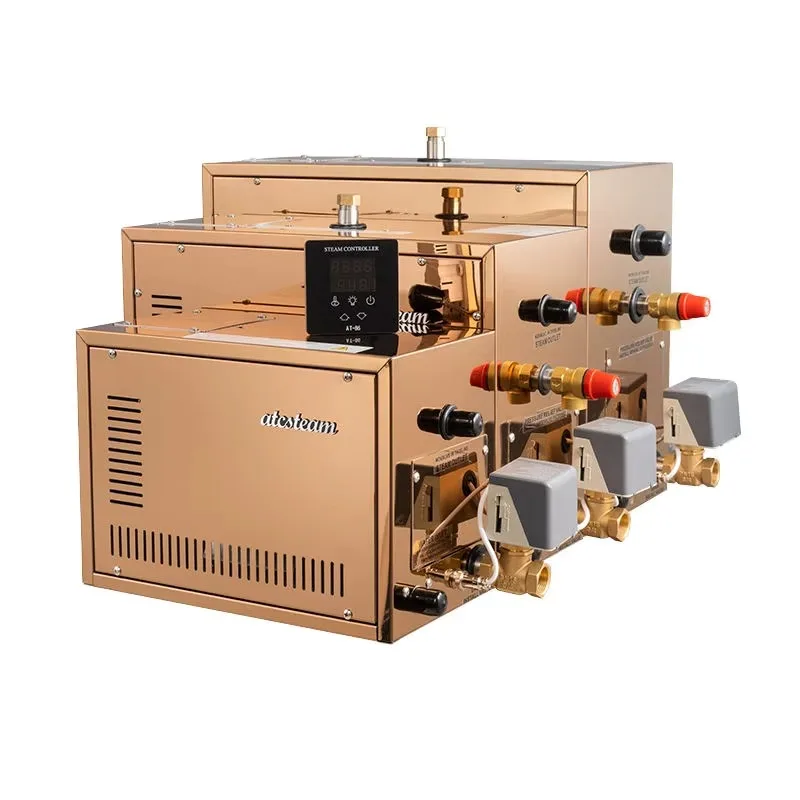 12KW Stainless Steel Home Wet Steam Sauna Generator Unit For Modern Residential Spa Room Relaxation