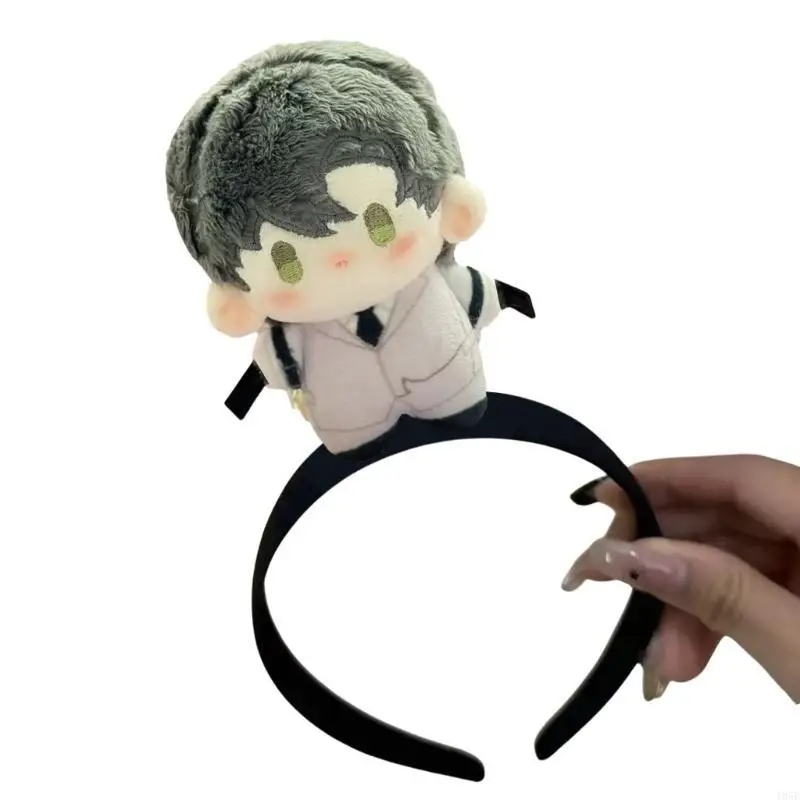 195E 잘 생긴 헤어 밴드 만화 별이 빛나는 눈 헤어 밴드 Bangs 클립 헤어 후프 무대 메이크업 파티 의상 머리띠