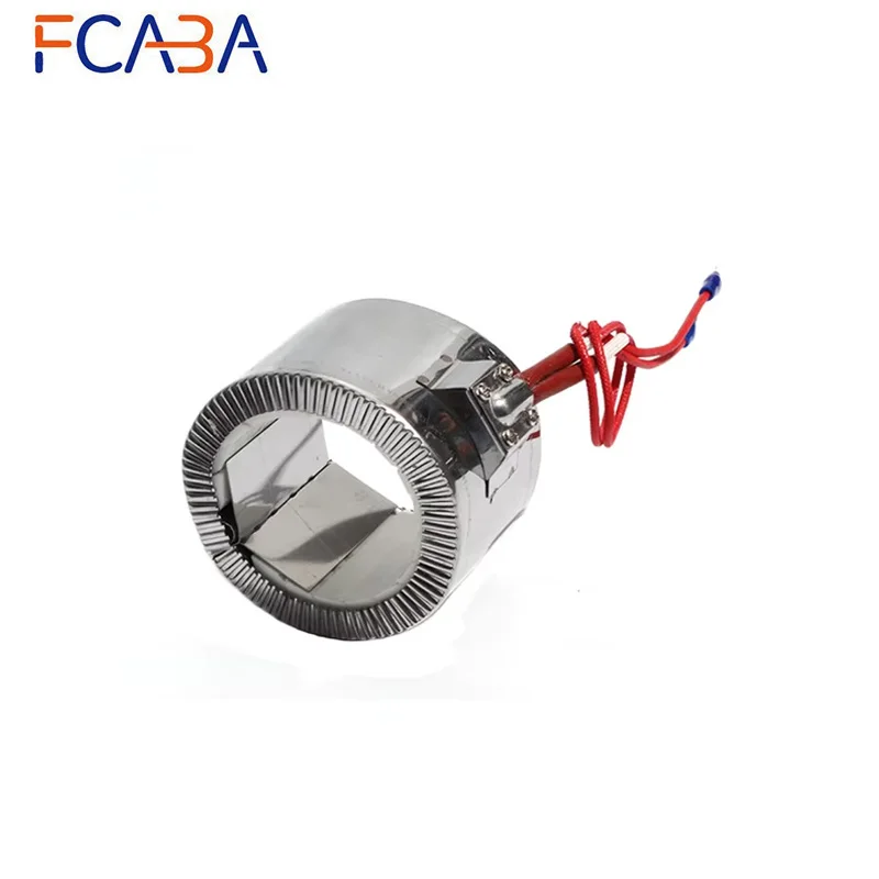 FCABA 70mm Inner Diameter 30~70 Height Ceramic Band Heater 110V/220V/380V 400W/500W/600W/700W Heating Element