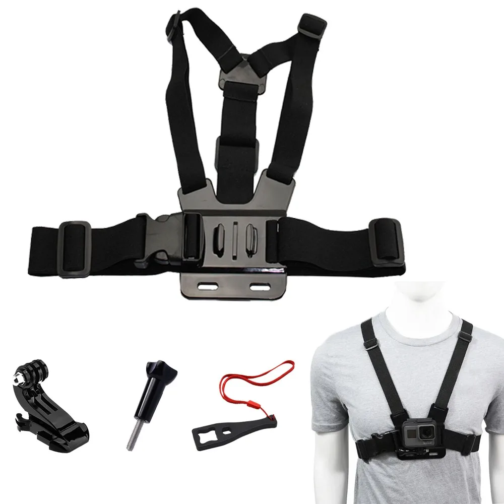 مجموعة الملحقات لكاميرا Gopro Hero13 12 11 10 9 Black 8 7 6 5 Yi 4K SJ4000 EKEN H9 AKASO DBPOWER حزام ثلاثي القوائم Go pro 13