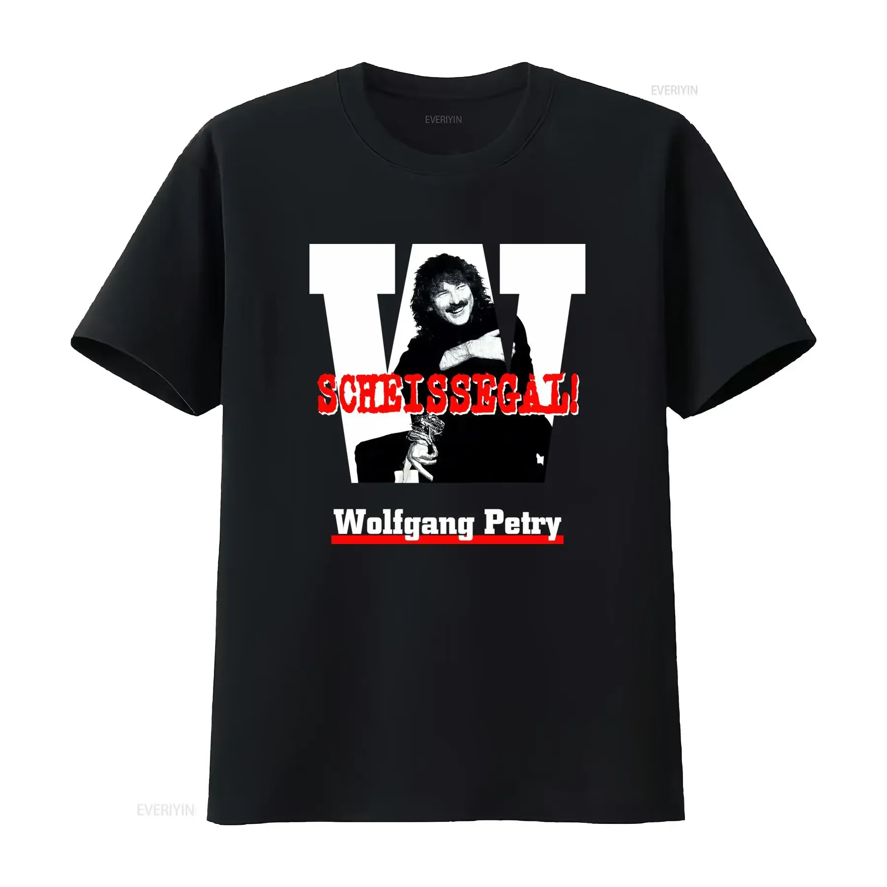 Vintage 90er Wolfgang Wolle Petry Deutscher Schlager-Musiker Folk-Punk-Sänger T-Shirt Rockband-Design Größe XL Vintage Washed
