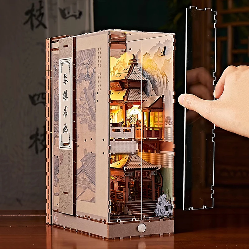 DIY Wooden Chinese Scholar Boo - Woodworking Kits For Kids ulasan dan harga