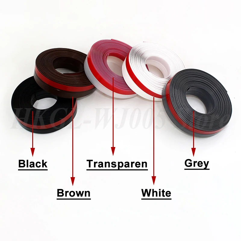 1-10 Meters Self Adhesive Sealing Strip for Door and Window, Waterproof, Windproof Silicone Rubber Seal Strip