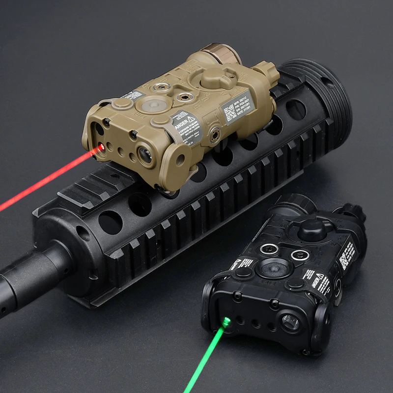 NAGL L3 Tactical Red Dot Green Blue Aiming Simplified Version Led White Light Strobe Airsoft Fit 20mm Rail Hunting Gun Laser