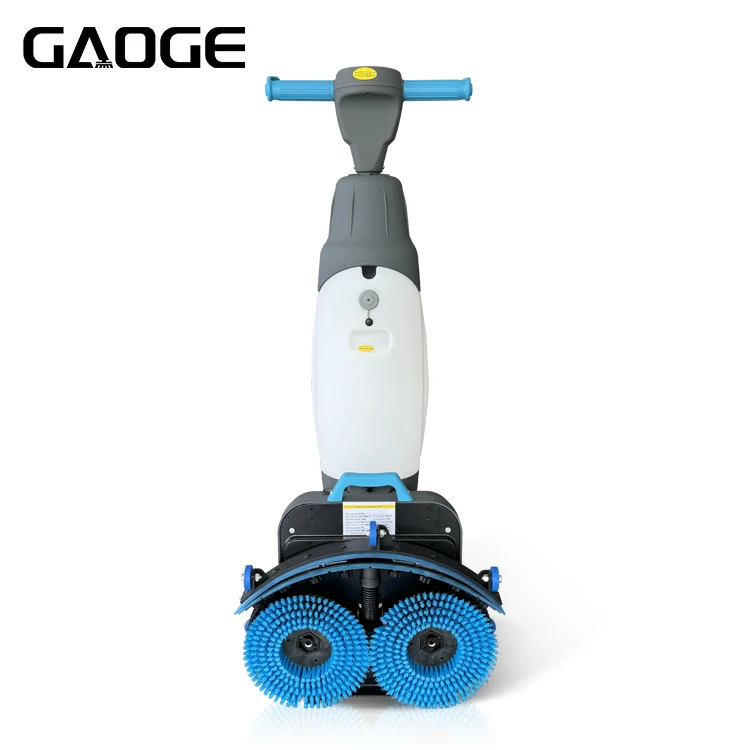 GAOGE M3 Versatile Electric and Manual Floor Sweeper Double Brush Floor Cleaner for Office and Shop Use in Commercial Place