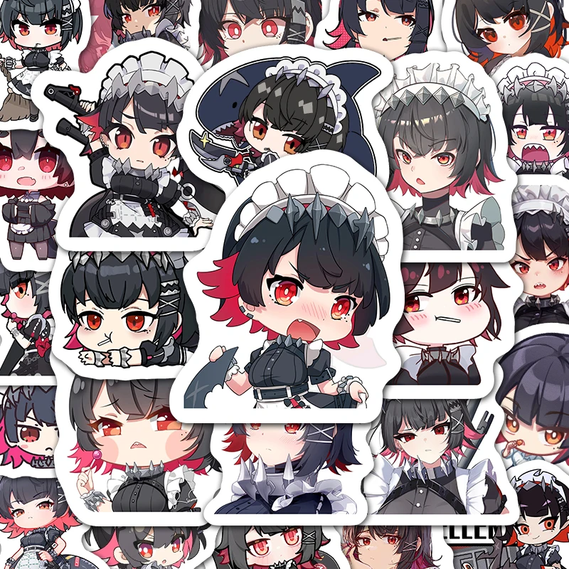 60PC Zenless Zone Zero Ellen Joe Anime Stickers Cartoon Graffiti Decals Helmet Skateboard Laptop Motorcycle Sticker Decor
