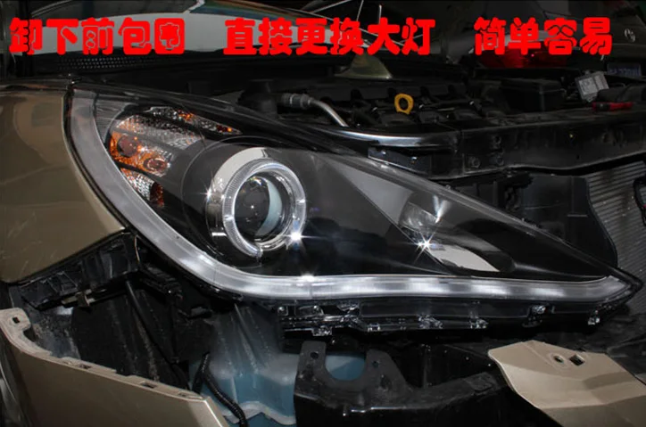 HID,2011~2014,Car Styling,Sonata Headlight,Solaris,accent,Elantra,Genesis,i10,i20,santa fe,tucson,lantra;Sonata head lamp