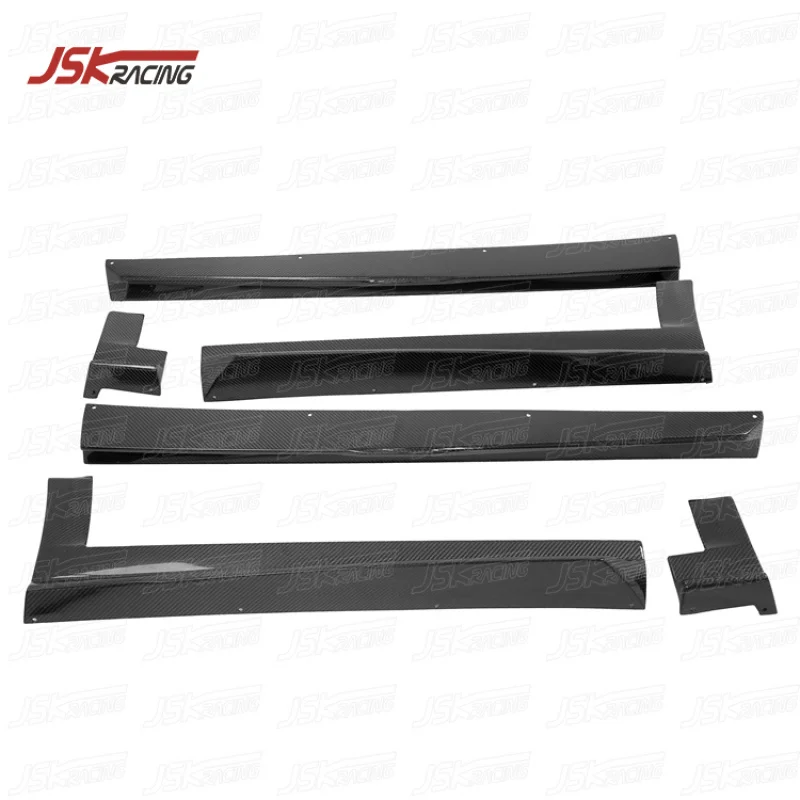 

JSK Style Carbon Fiber Side Skirts For 2021-2023 Audi RSQ8 Body Kit Car Parts Cover Modified Upgraded