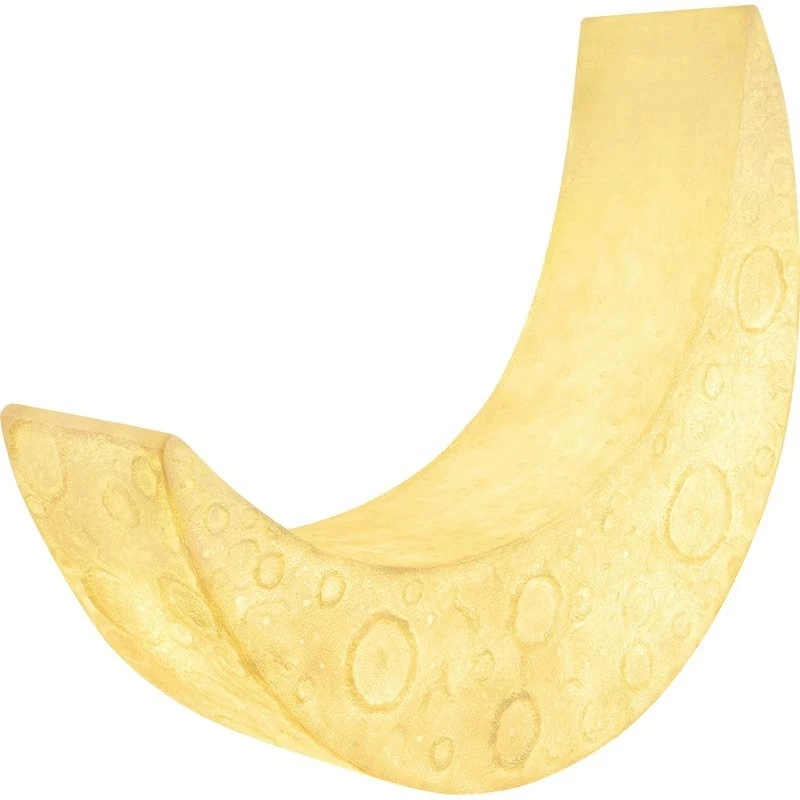 

Креативный уличный светильник в форме полумесяца, водонепроницаемый садовый светильник, подходящий для Рождества, пейзажа, вечеринки и атмосферы лунного света