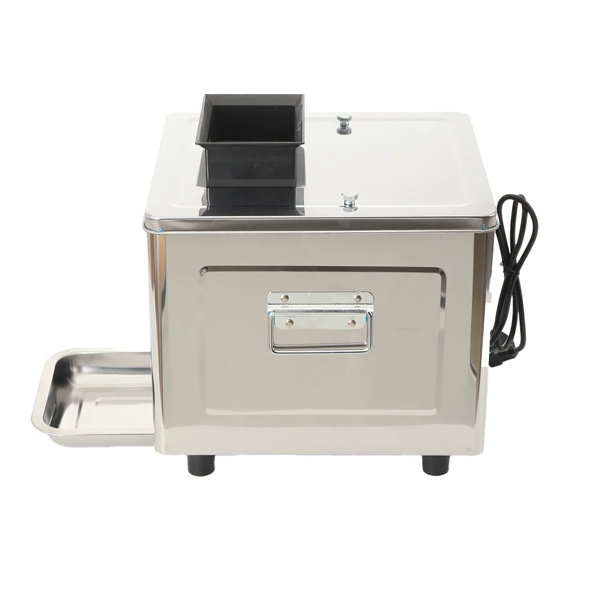 Desktop Edelstahl Doppel-port Elektrische Fleisch Slicer Automatische Fleischwolf Kommerziellen Haushalt Fleisch Cutter – Detail 25