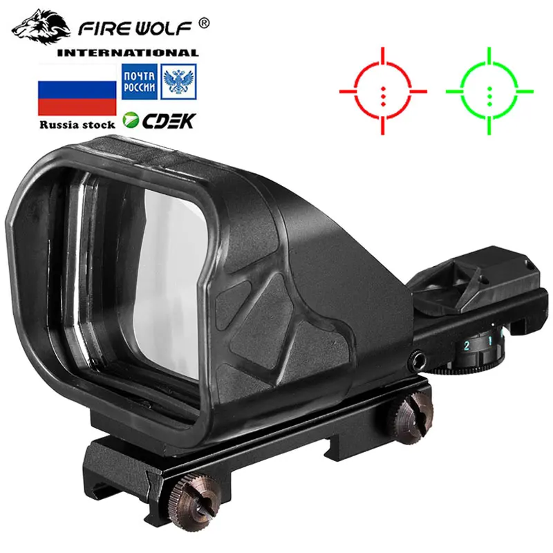 

Тактический прицел, охотничий оптический прицел, голографический прицел с большой красной и зеленой точкой, прицельная сетка, аксессуары для охотничьего ружья