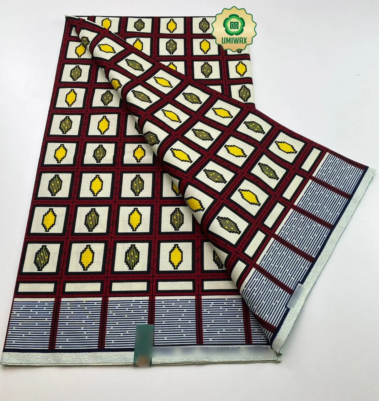 Lates حقيقي الهولندية الأفريقية الشمع يطبع Hollandais الشمع الحقيقي 100% فساتين قطنية عالية الجودة نيجيريا الباتيك الشمع النسيج Tissu #2