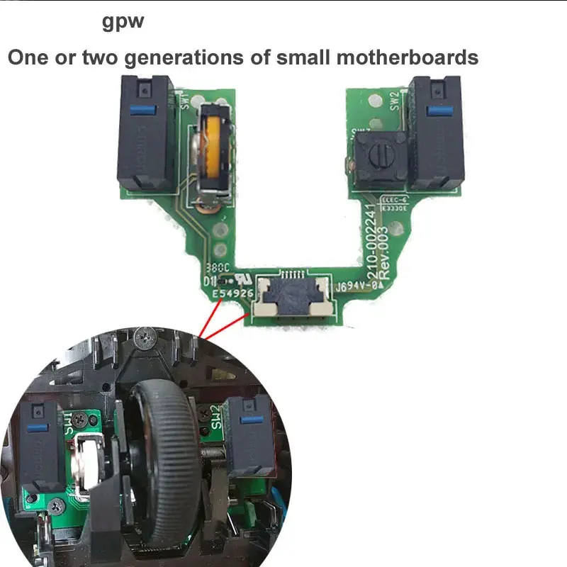 Compatible mouse Gpw/G PRO X SUPERLIGHT 1 generation micro-motion motherboard 2 generation assembly motherboard front board kit