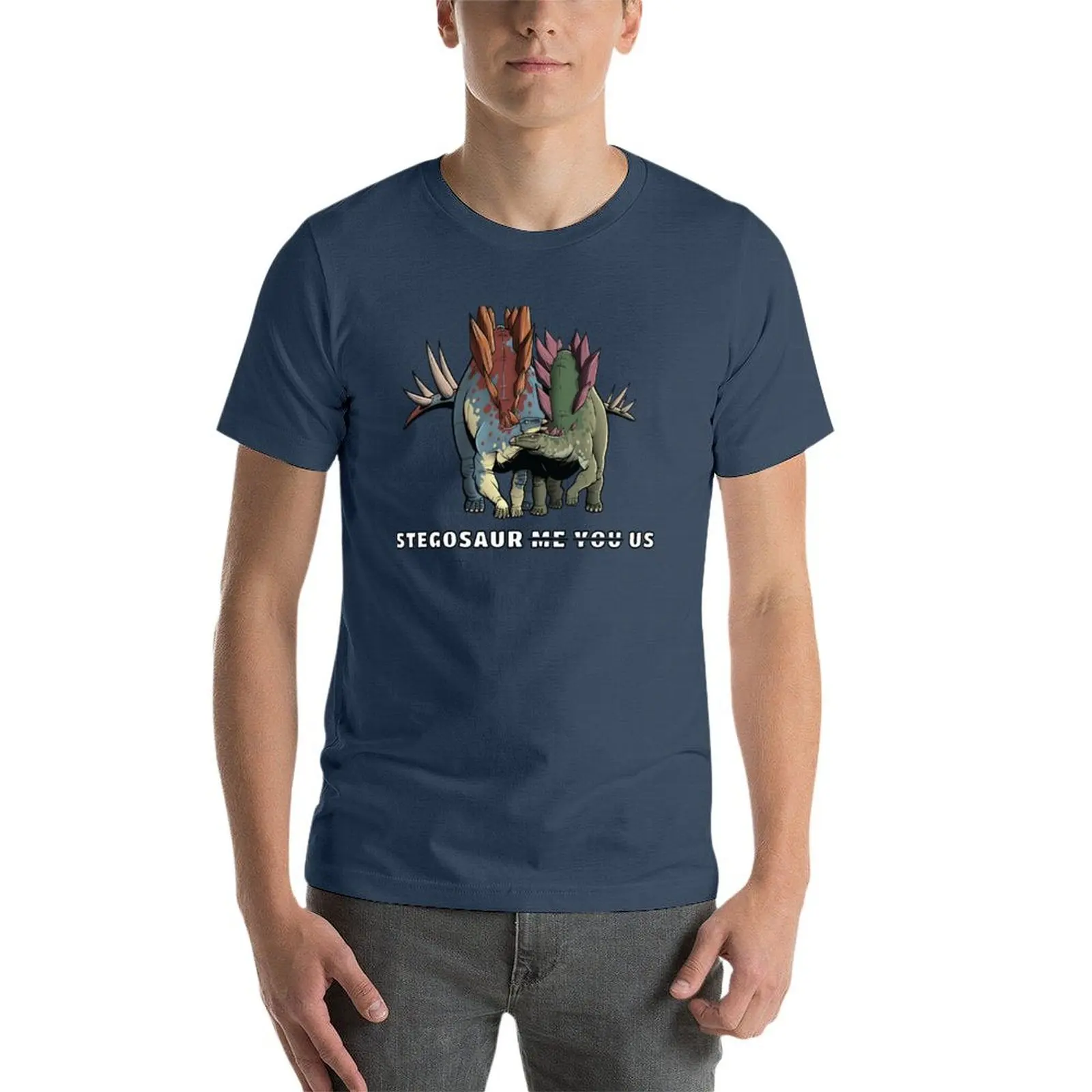 Valentine's Day Stegosaurus T-Shirt T-shirts oversize oversized t shirt mens vintage t shirts