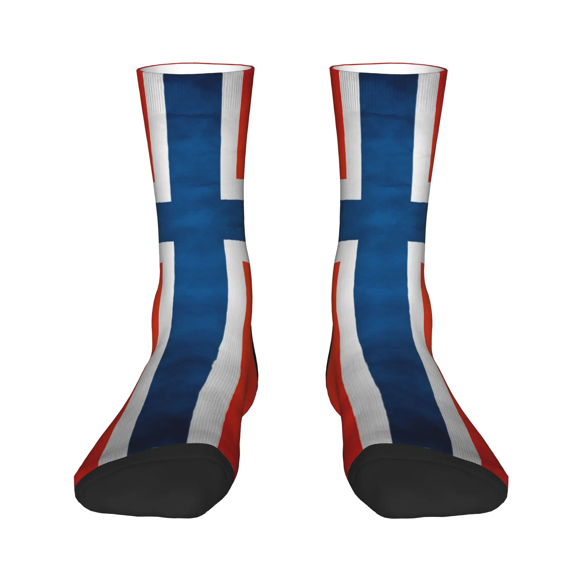 Women Men Socks Norway Flag  Stockings Spring Leisure Soft Socks Graphic Outdoor Sports Anti Slip Socks