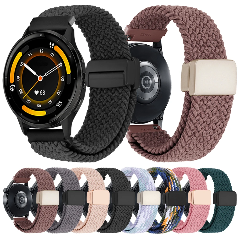 Correa nylon Garmin Venu 3 / 2 – Pulsera magnética tejida