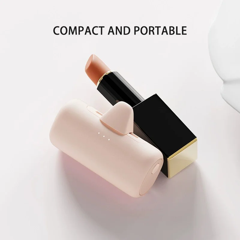 5000mAh Power Bank With A Lightweight, Compact Design | Built-in Type-C Port | Wireless Direct Charging And Fast Charging |