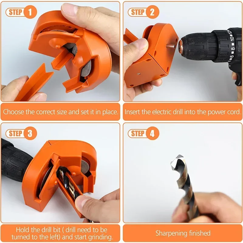 Multipurpose Drill Bit Grinding Sharpener Electric Impact Drill Knife Sharpener Disposable Double-sided Polishing