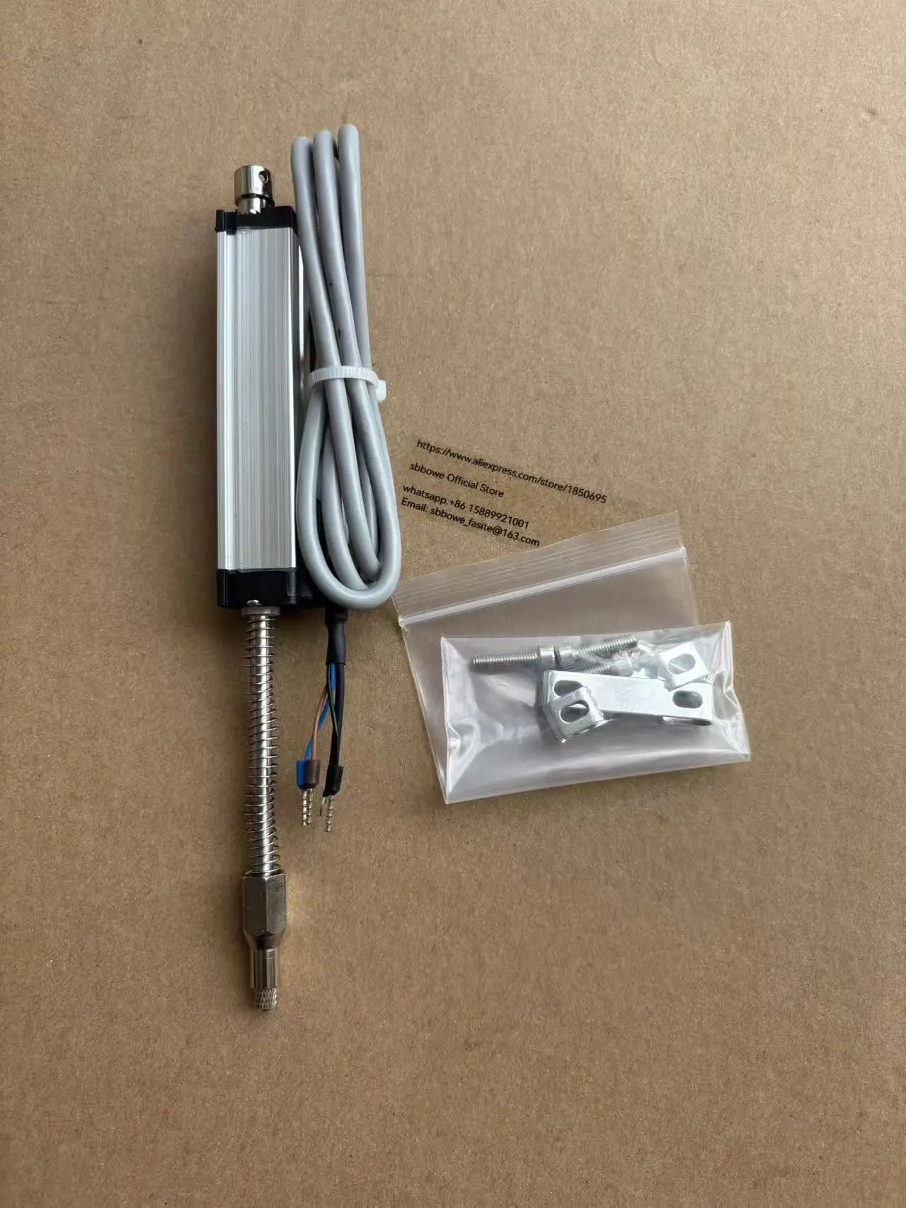 KTR-50MM  KTR50  KTR-25MM KTR25  Spring Resumption Linear Displacement Transducer Self-reset Sensor Electronical Ruler  .