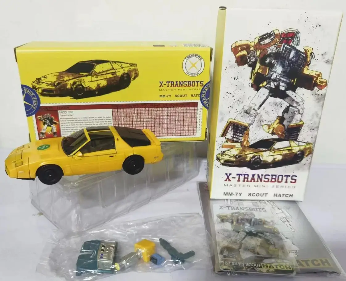 New Transformation Toy X-TRANSBOTS MM-VII-Y MM-7Y Scout Hatch Figure In Stock