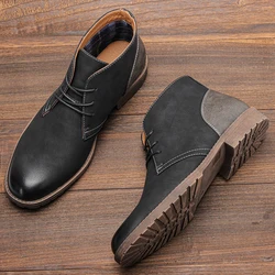 Size 7-12 Men Desert Boots Retro American style Men Ankle Boots