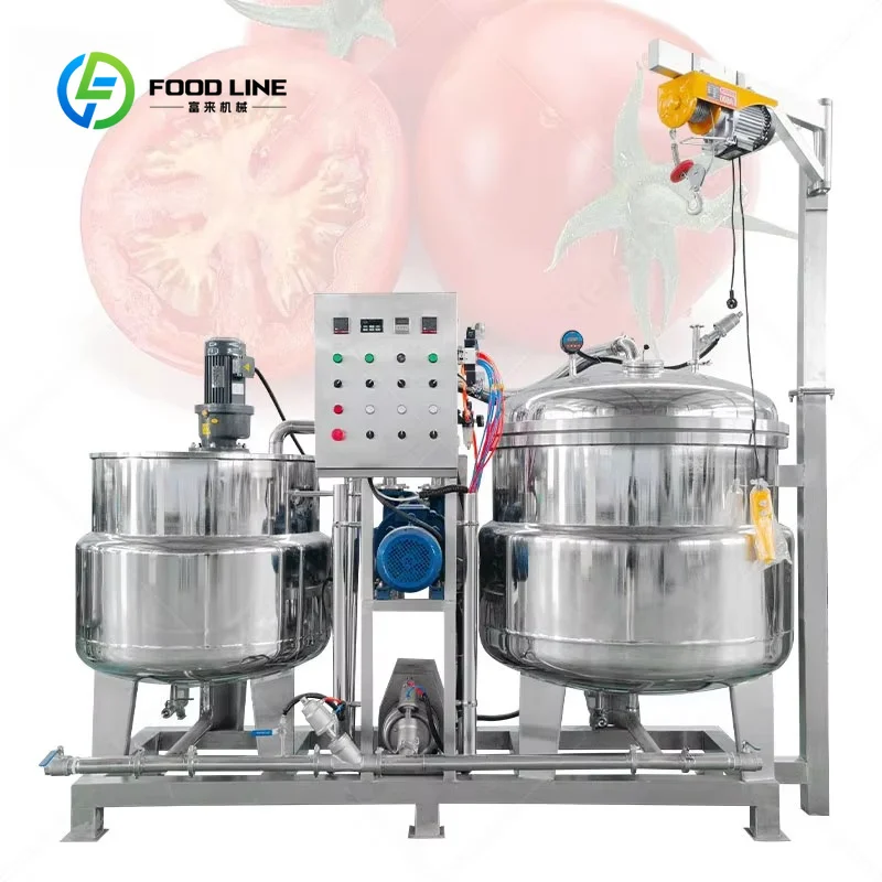 Industrial Negative Pressure Sugar Dipping & Soaking Machine, Vacuum Jacketed Cooking Kettle for Preserved Fruit Production