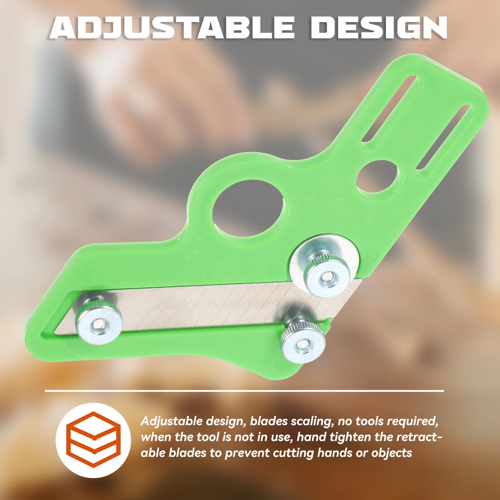 

2Pcs Hand Planer Block Plane Accurate Sharp Blades Easy Blade Adjustment Woodworking Planer for Surface Smoothing