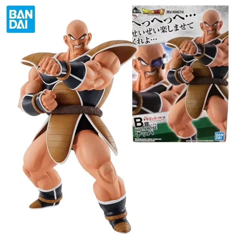 In Stock Original BANDAI Banpresto Dragon Ball Nappa Masterlise Ichiban EX Anime Action Figure Model Collection Kids Toys Gifts