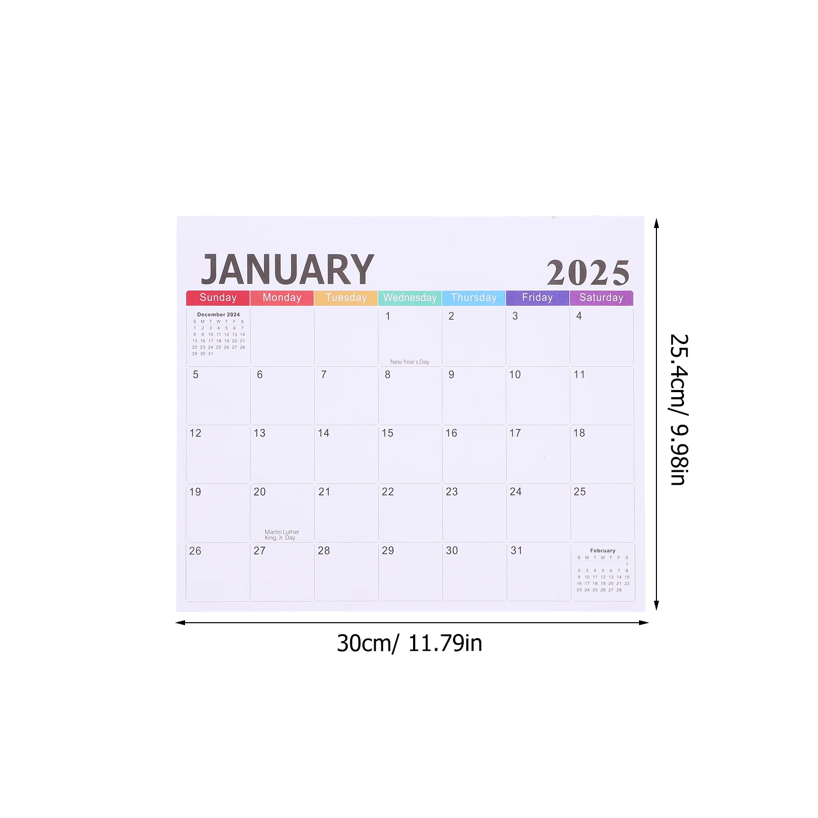 Refrigerator Magnet Calendar Fridge Monthly 2025 for Planner Paper Magnetic