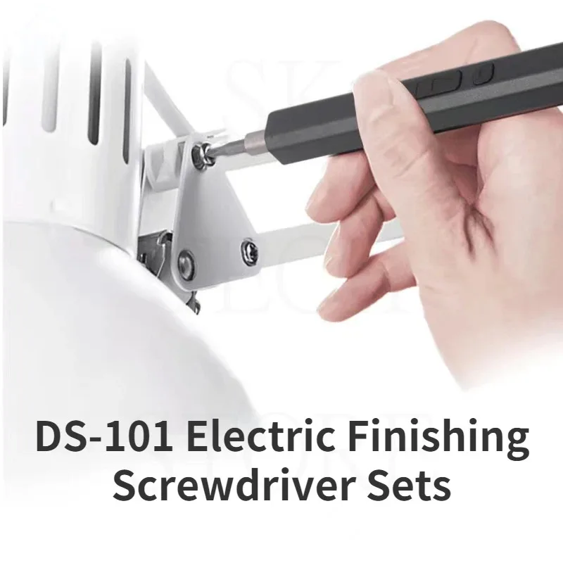 DS-101 Electric Finishing Screwdriver Set Hand-in-one Original Dual Power Screw Driver Kit Bits Precision Electric Screwdrivers