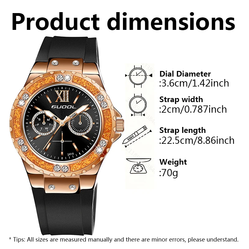 New Women's Quartz Watch, Fashionable and Elegant, Creative and Unique Quartz Watch, Silicone Strap, Valentine's Day Gift, Holiday Gift, Gift for Friends