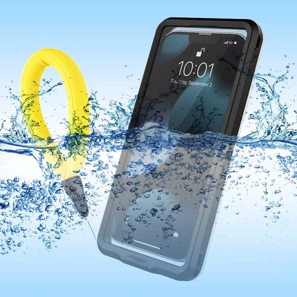 Universal Waterproof Case for Google Pixel 6 7 Pro Samsung Galaxy S23 Huawei P40Pro OPPO Reno Realme Dustproof Shockproof Cover